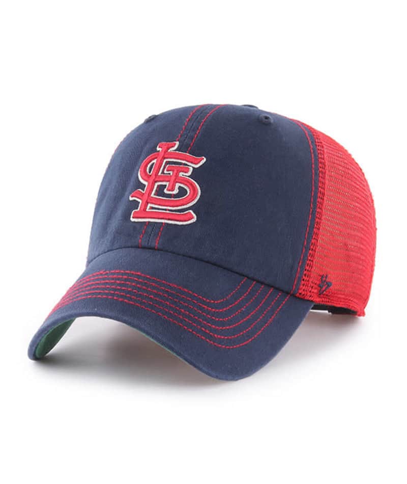 St. Louis Cardinals '47 Trawler Clean Up Trucker Snapback Hat - Red