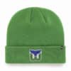 Hartford Whalers 47 Brand Vintage Green Raised Cuff Knit Hat