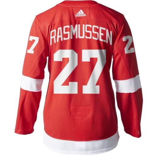 Rasmussen Detroit Red Wings Men's Adidas AUTHENTIC Home Jersey