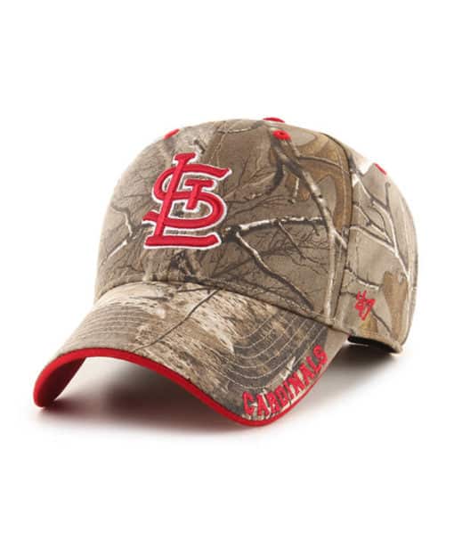 St. Louis Cardinals 47 Brand Realtree Camo Frost MVP Adjustable Hat