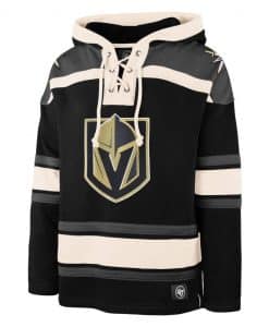 Vegas Golden Knights Men’s 47 Brand Jet Black Pullover Jersey Hoodie