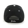 '47 Brand New York Yankees Black MVP Frost Adjustable Hat – Classic Cotton Baseball Cap - View #2