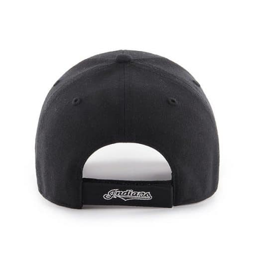 Cleveland Indians 47 Brand Black MVP Adjustable Hat - Image 2