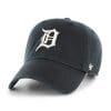 Detroit Tigers 47 Brand Black Clean Up Adjustable Hat