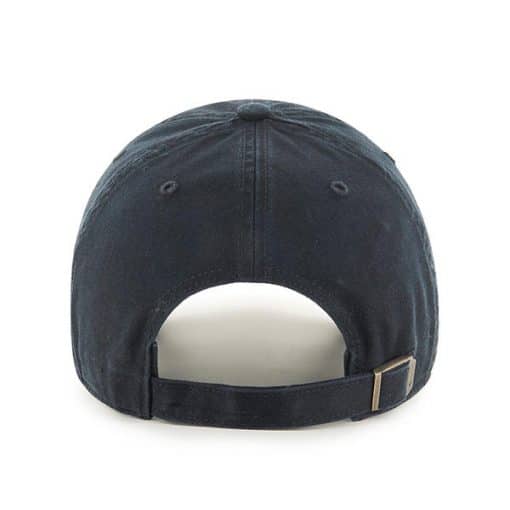 Los Angeles Dodgers 47 Brand Black White Logo Clean Up Adjustable Hat - Image 2
