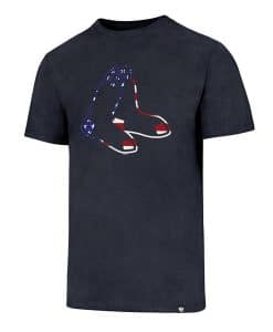 Boston Red Sox Men's 47 Brand Red White & Blue T-Shirt Tee