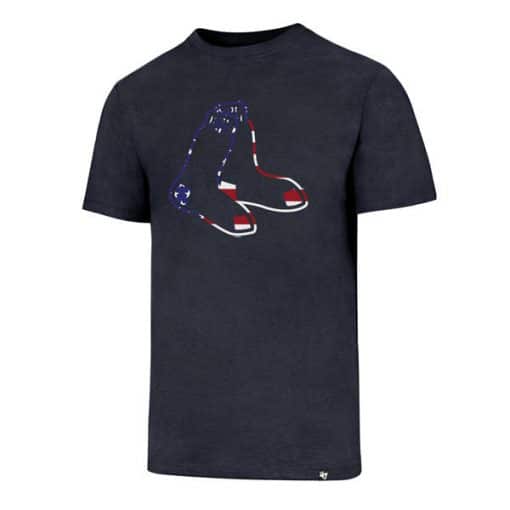 Boston Red Sox Men's 47 Brand Red White & Blue T-Shirt Tee