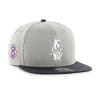 Chicago Cubs 47 Brand Gray Two Tone Cooperstown Snapback Hat