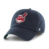 Cleveland Indians XL 47 Brand Navy Logo Franchise Fitted Hat