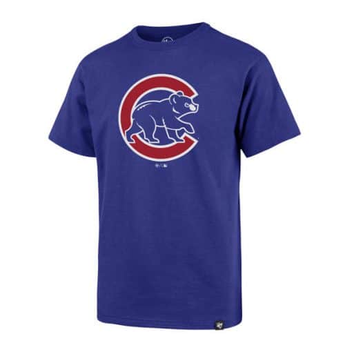 Chicago Cubs KIDS 47 Brand Blue Cubbie Imprint T-Shirt Tee