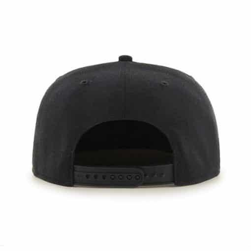 Anaheim Ducks YOUTH 47 Brand Black No Shot Captain Hat - Image 2