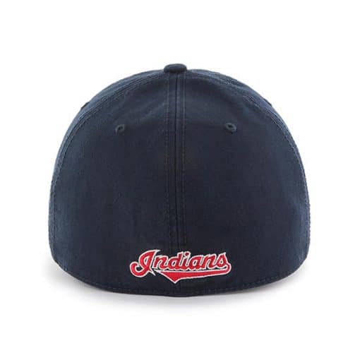 Cleveland Indians XL 47 Brand Navy Logo Franchise Fitted Hat - Image 2