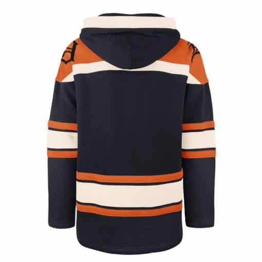Detroit Tigers Men's 47 Brand Navy Pullover Jersey Hoodie - Image 2