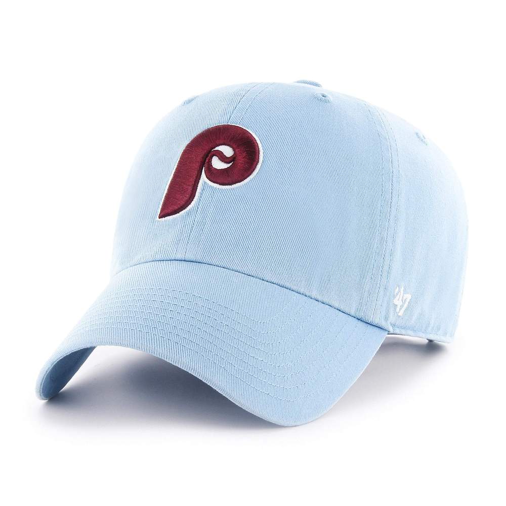 Philadelphia Phillies 47 Brand Columbia Blue Clean Up Adjustable Hat