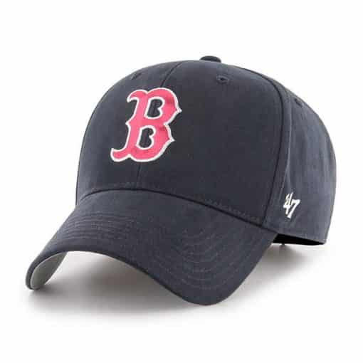 Boston Red Sox KIDS Boys 47 Brand Navy MVP Adjustable Hat