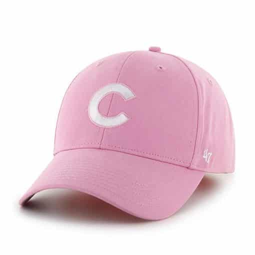 Chicago Cubs KIDS Girls 47 Brand Pink Rose Adjustable Hat