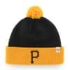 Pittsburgh Pirates TODDLER 47 Brand Yellow Black Bam Bam Cuff Knit Hat