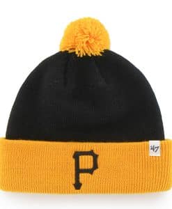 Pittsburgh Pirates TODDLER 47 Brand Yellow Black Bam Bam Cuff Knit Hat