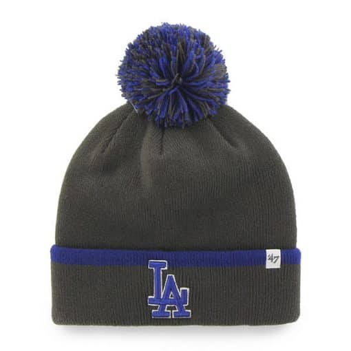 Los Angeles Dodgers 47 Brand Charcoal Baraka Cuff Knit Hat