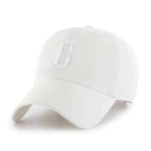 Boston Red Sox 47 Brand All White Clean Up Adjustable Hat