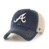 Atlanta Braves 47 Brand Trawler Navy Clean Up Mesh Adjustable Hat