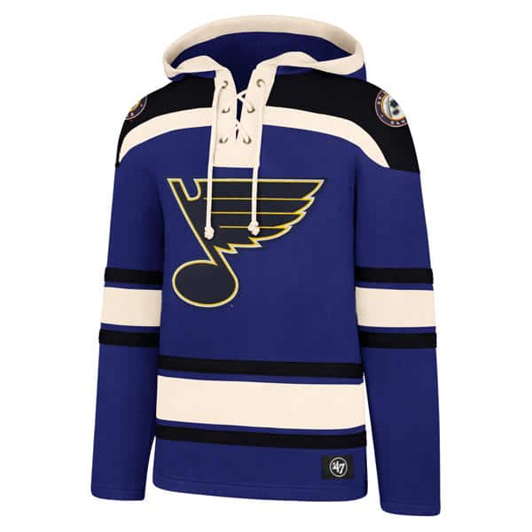 47 Brand Blue Pullover Jersey Hoodie 