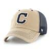 Cleveland Indians 47 Brand Khaki Taylor Closer Mesh Stretch Fit Hat