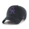 Colorado Rockies 47 Brand Black Clean Up Adjustable Hat