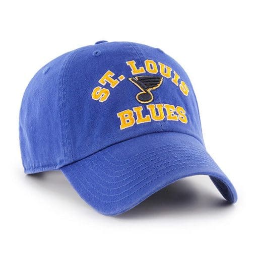 St Louis Blues 47 Brand Royal Owen Clean Up Adjustable Hat