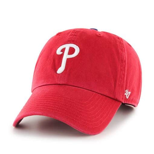 Philadelphia Phillies 47 Brand Red Home Clean Up Adjustable Hat