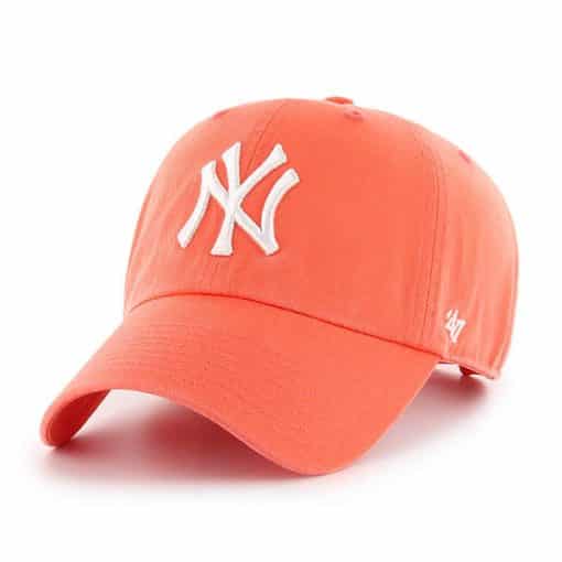 New York Yankees Women's 47 Brand Grapefruit Clean Up Hat