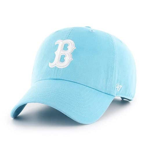 Boston Red Sox 47 Brand Women's Caribbean Blue Clean Up Hat