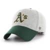 Oakland Athletics 47 Brand Gray Green MVP Adjustable Hat