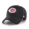 Cincinnati Reds 47 Brand Black MVP Reds Adjustable Hat