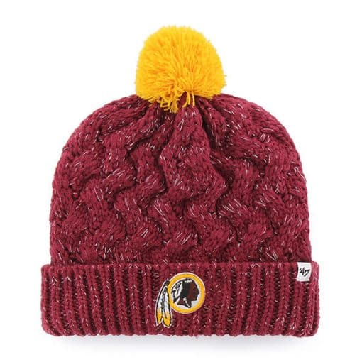 Washington Redskins Women's 47 Brand Cardinal Red Fiona Cuff Knit Hat