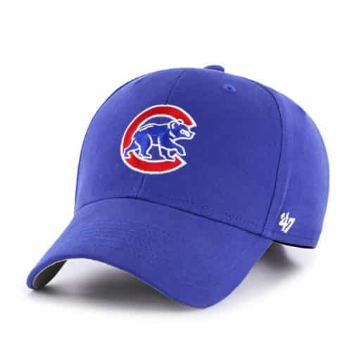 Chicago Cubs KIDS 47 Brand Blue Classic MVP Adjustable Hat