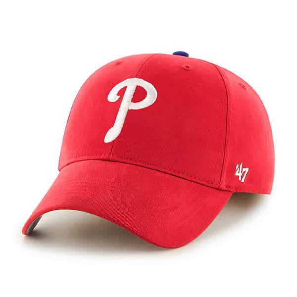 Philadelphia Phillies KIDS 47 Brand Red MVP Adjustable Hat Detroit