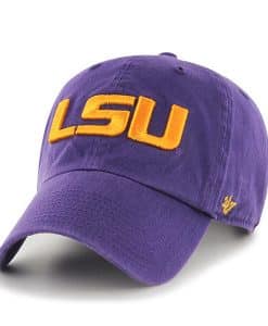 Louisiana State Tigers Lsu 47 Brand Purple Clean Up Adjustable Hat