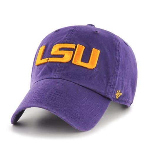 Louisiana State Tigers Lsu 47 Brand Purple Clean Up Adjustable Hat ...