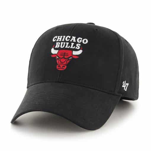 Chicago Bulls INFANT 47 Brand Black MVP Stretch Fit Hat