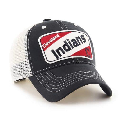 Cleveland Indians KIDS 47 Brand Navy Woodlawn MVP Adjustable Hat