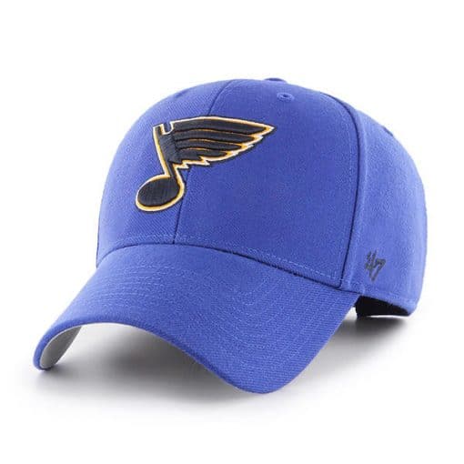 St Louis Blues 47 Brand Royal MVP Clean Up Adjustable Hat