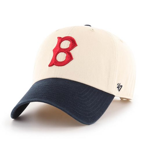Boston Red Sox 47 Brand Natural Two Tone Clean Up Hat
