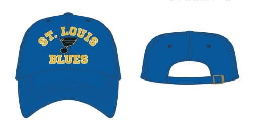 St Louis Blues 47 Brand Royal Owen Clean Up Adjustable Hat - Image 2