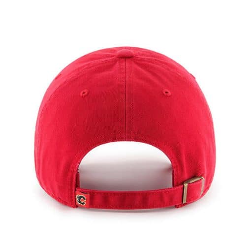 Calgary Flames 47 Brand Red Clean Up Adjustable Hat - Image 2