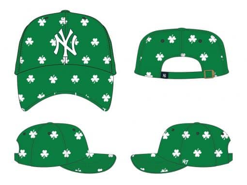 New York Yankees 47 Brand St Patty's Green Clean Up Adjustable Hat - Image 2