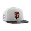 San Francisco Giants 47 Brand Gray Sure Shot Two Tone Captain Adjustable Hat