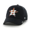 Houston Astros Women's 47 Brand Sparkle Navy Team Color Clean Up Hat