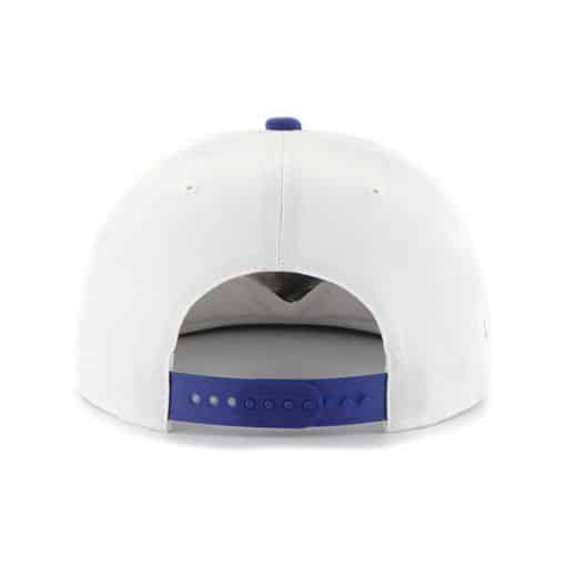 Los Angeles Dodgers 47 Brand White Blue Captain Snapback Hat - Image 2