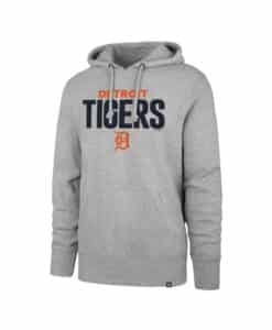 Detroit Tigers Men's 47 Brand Slate Gray Headline Pullover Hoodie